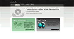 Desktop Screenshot of gnome.tw