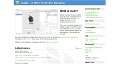 Desktop Screenshot of glade.gnome.org