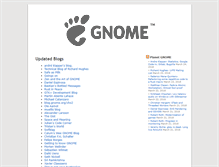 Tablet Screenshot of blogs.gnome.org