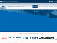 Tablet Screenshot of gnome.cz